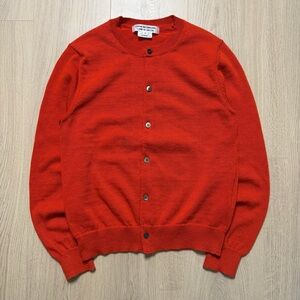 CDG Comme Des Garcons Acrylic Long Sleeve Cardigan Knit Sweater Womens Medium